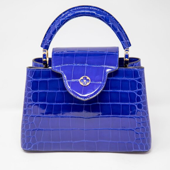 Louis Vuitton BNIB Capucines BB Bag- Santorini Blue exotic leather - Picture 9 of 16